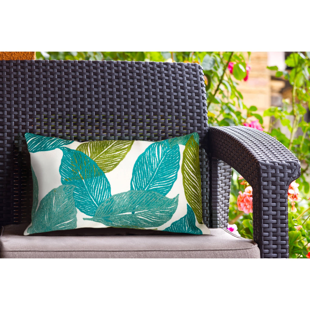 Mystic Leaf Indoor Outdoor Throw Pillow