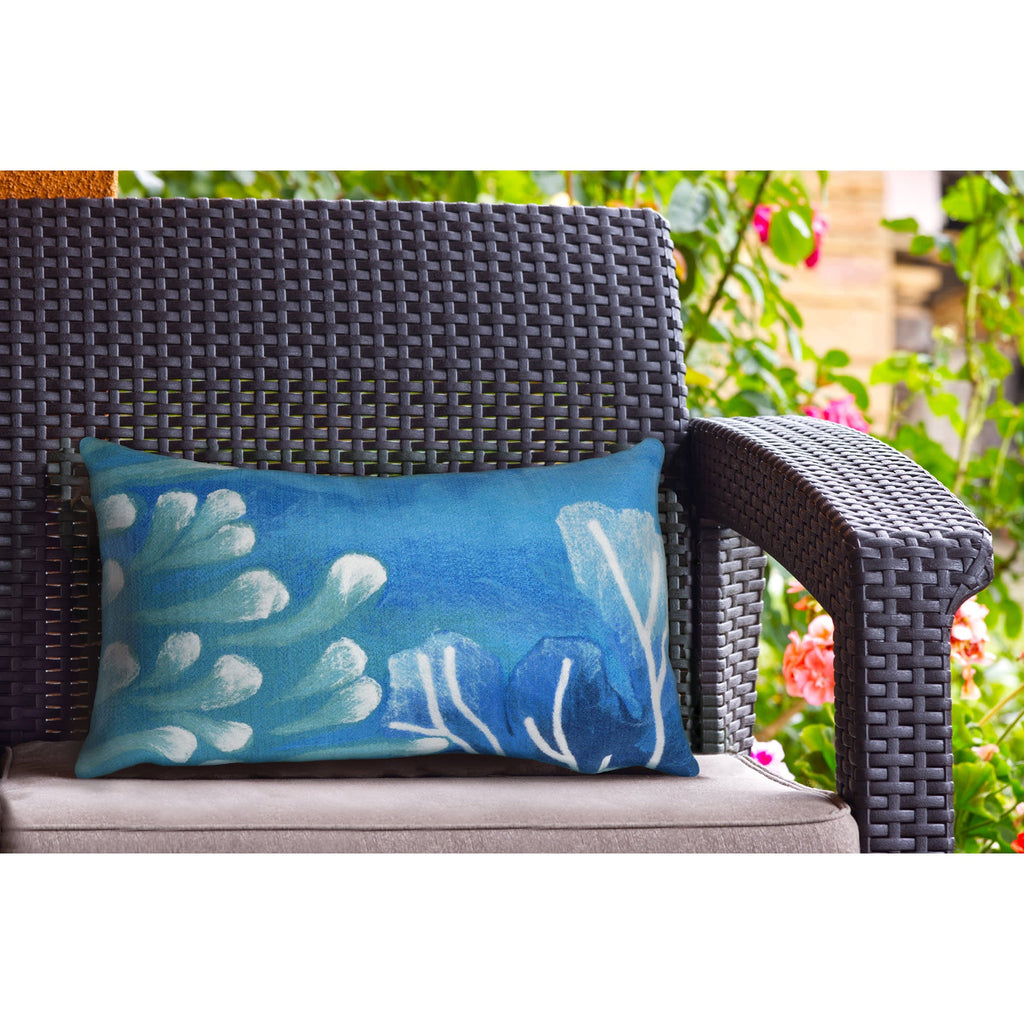 Reef Indoor Outdoor Throw Pillow