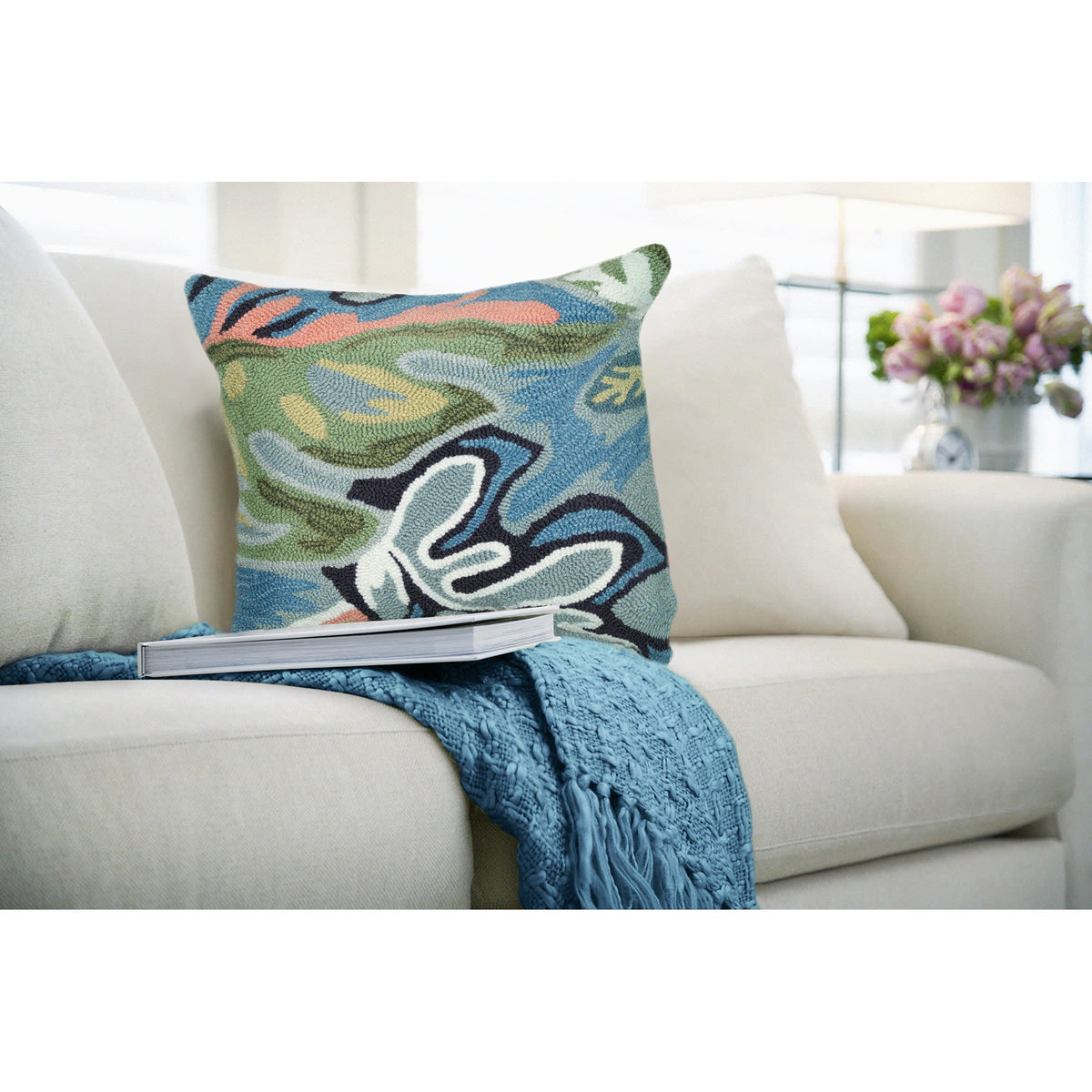 Frontporch On Holiday Indoor Outdoor Throw Pillow