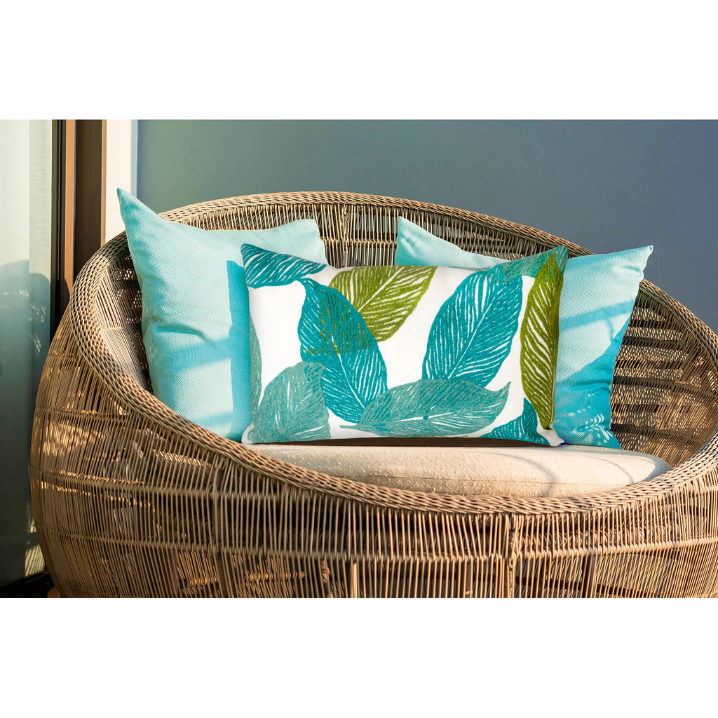 Mystic Leaf Indoor Outdoor Throw Pillow