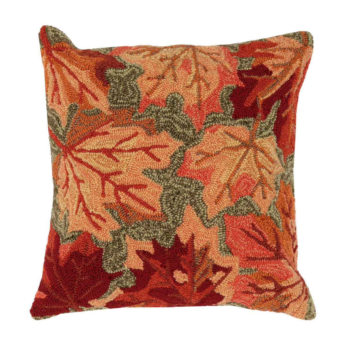 Frontporch Falling Leaves Indoor Outdoor Throw Pillow