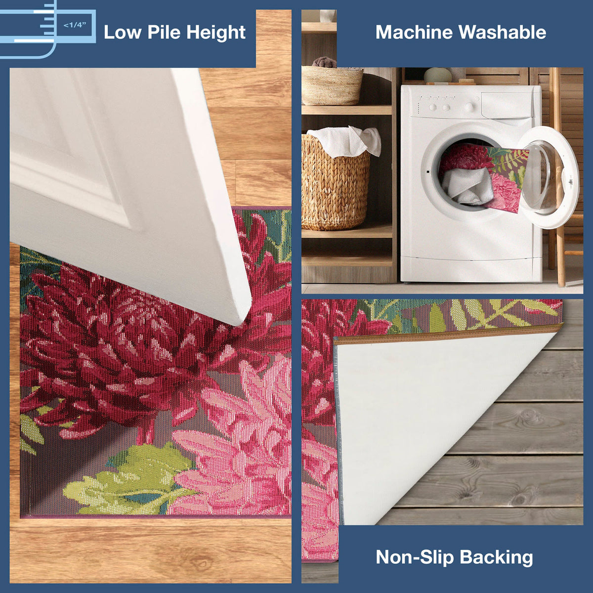 Esencia Mums Indoor Outdoor Mat