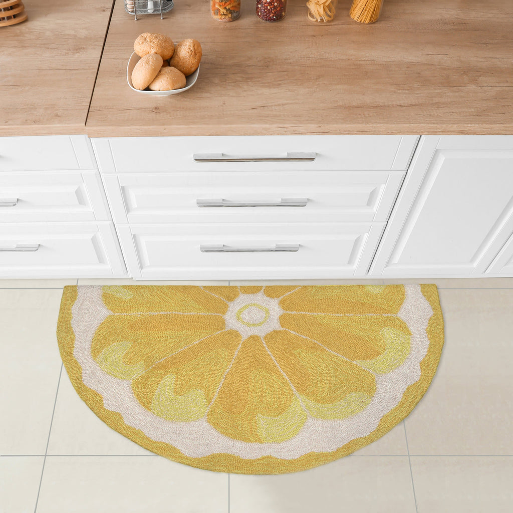 Frontporch Lemon Slice Indoor Outdoor Mat